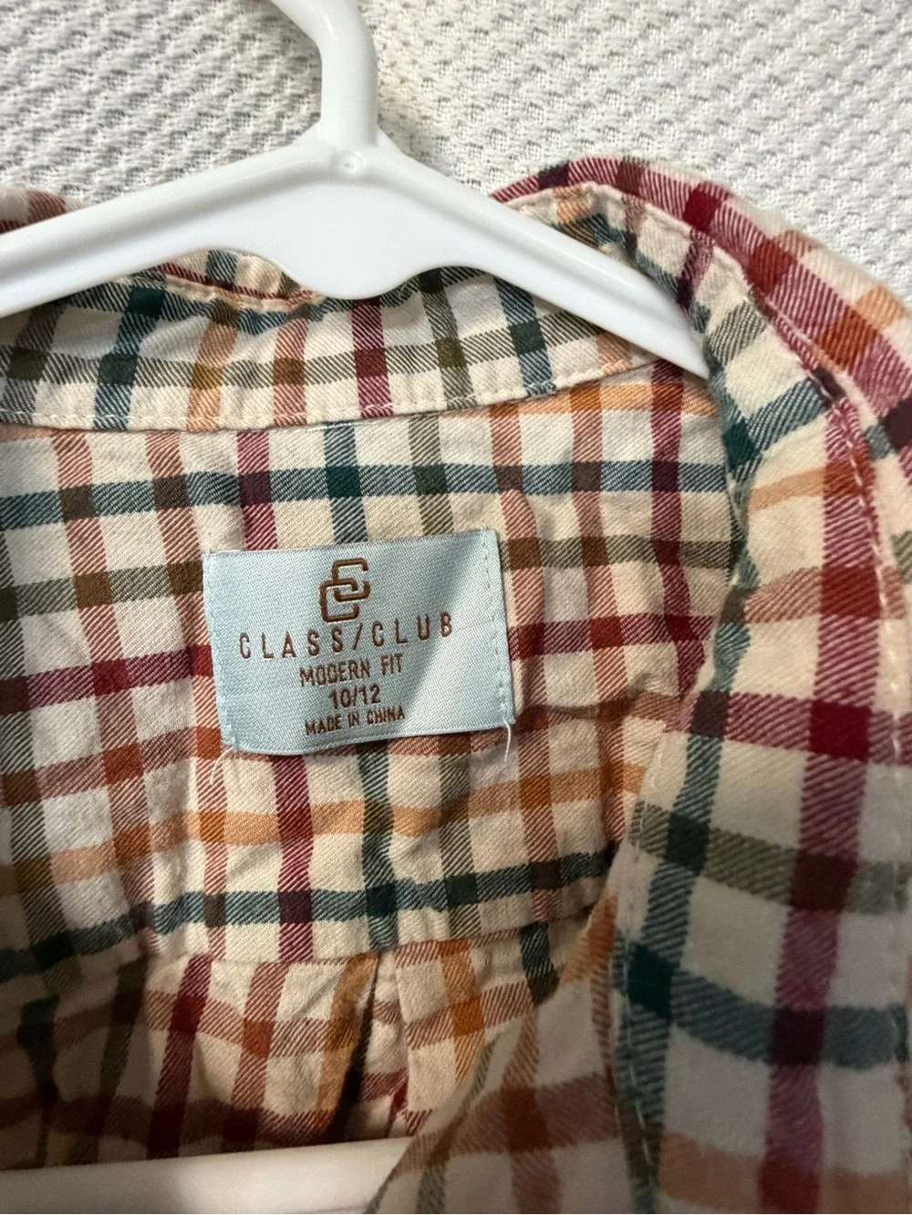 Class club boys vest and matching button up